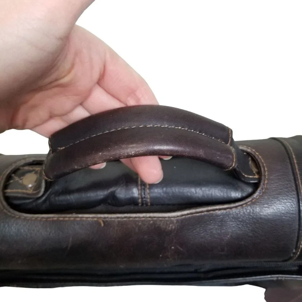Kenneth Cole Reaction Mens Show Business - 4 Double Gusset Flapover Laptop Bag